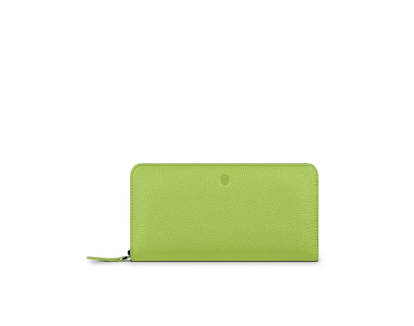 Кожен портфейл-калъф Frances Wallet Universal iPhone - Green