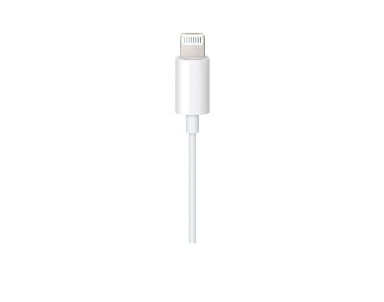 Стерео кабел Apple Lightning to 3.5mm Audio Cable (1.2m), White