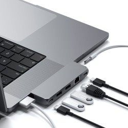 Хъб Satechi Aluminium Pro Hub Mini - Space Grey