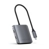 Хъб Satechi 4-PORT USB-C HUB, Space Grey