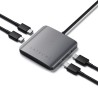 Хъб Satechi 4-PORT USB-C HUB, Space Grey