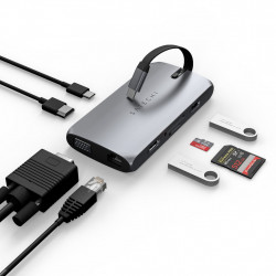 Хъб Satechi USB-C On the go Multiport adapter - Space Grey