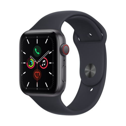Часовник Apple Watch SE (v2) Cellular GPS Sport Band 44mm - Space Grеy/Midnight