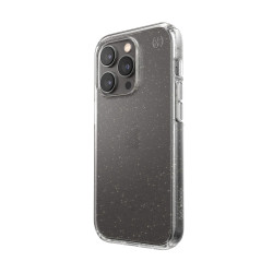 Калъф Speck iPhone 14 Pro, Presidio Perfect Clear Glitter