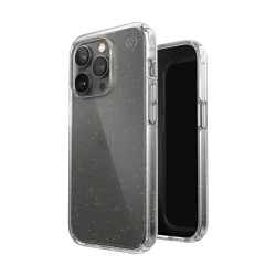 Калъф Speck iPhone 14 Pro, Presidio Perfect Clear Glitter
