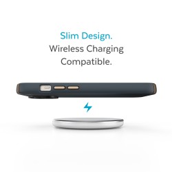 Калъф Speck iPhone 14 Presidio2 Pro, Charcoal/CoolBronzeWhite
