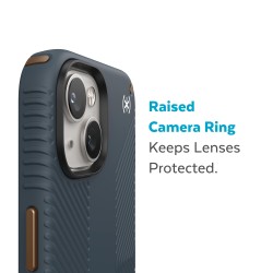 Kалъф Speck iPhone 14 Presidio2 Grip, Charcoal/CoolBronzeWhite