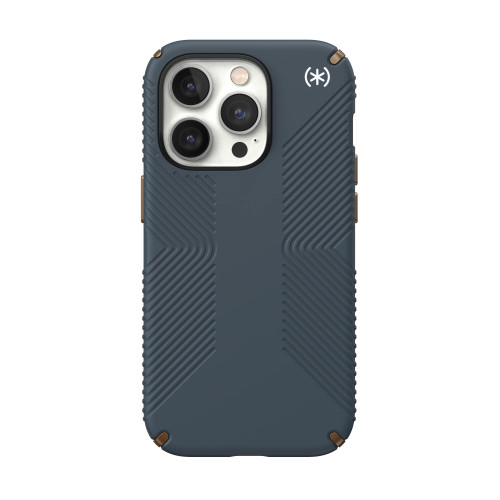 Kалъф Speck iPhone 14 Pro Presidio2 Grip, Charcoal/CoolBronzeWhite