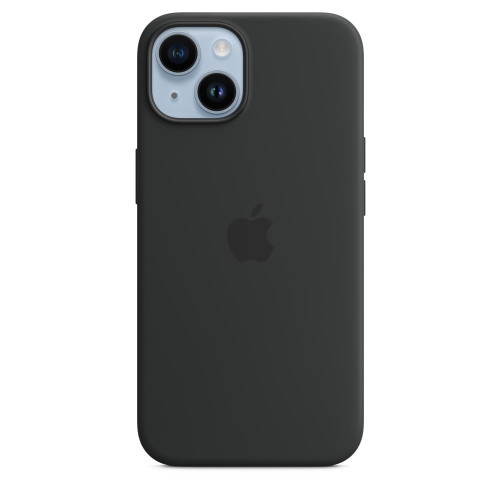 Силиконов калъф Apple iPhone 14 Silicone Case with MagSafe, Midnight