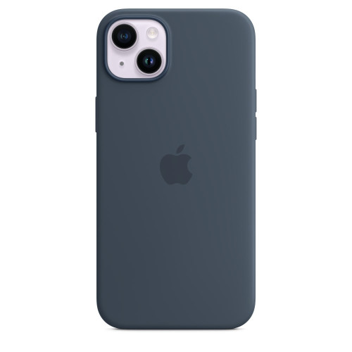 Силиконов калъф Apple iPhone 14 Plus Silicone Case with MagSafe, Storm Blue