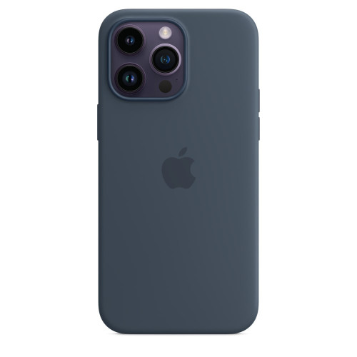Силиконов калъф Apple iPhone 14 Pro Max Silicone Case with MagSafe, Storm Blue