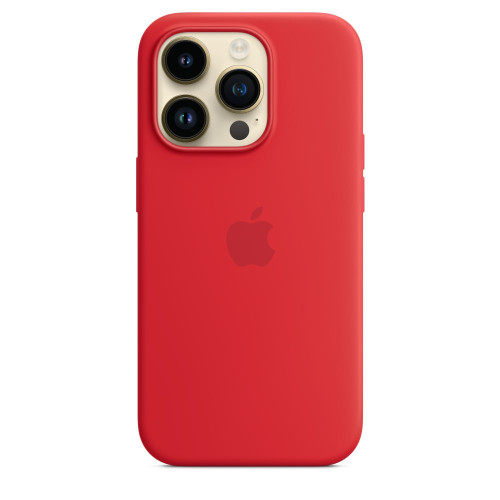 Силиконов калъф Apple iPhone 14 Pro Silicone Case with MagSafe, (PRODUCT)RED