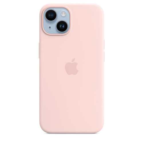 Силиконов калъф Apple iPhone 14 Silicone Case with MagSafe, Chalk Pink
