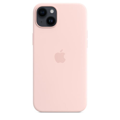 Силиконов калъф Apple iPhone 14 Plus Silicone Case with MagSafe, Chalk Pink