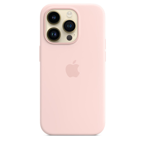 Силиконов калъф Apple iPhone 14 Pro Silicone Case with MagSafe, Chalk Pink