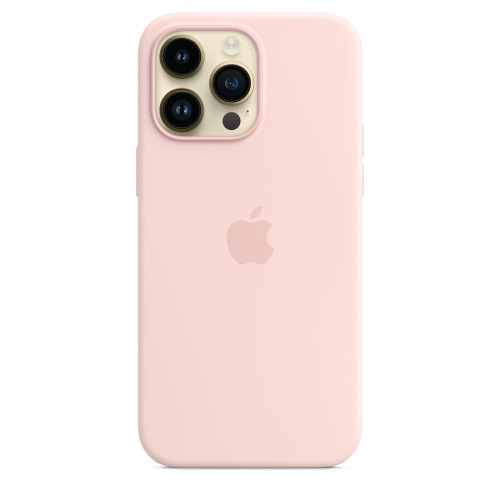 Силиконов калъф Apple iPhone 14 Pro Max Silicone Case with MagSafe, Chalk Pink