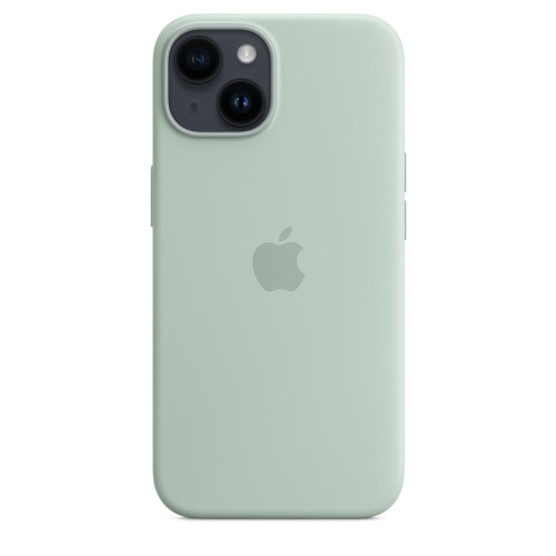 Силиконов калъф Apple iPhone 14 Silicone Case with MagSafe, Succulent