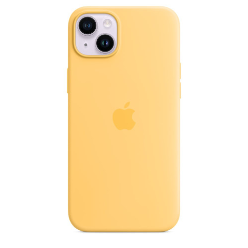 Силиконов калъф Apple iPhone 14 Plus Silicone Case with MagSafe, Sunglow
