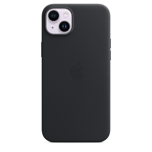 Кожен калъф Apple iPhone 14 Plus Leather Case with MagSafe, Midnight
