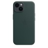 Кожен калъф Apple iPhone 14 Leather Case with MagSafe, Forest