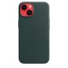 Кожен калъф Apple iPhone 14 Leather Case with MagSafe, Forest