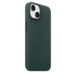 Кожен калъф Apple iPhone 14 Leather Case with MagSafe, Forest