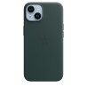 Кожен калъф Apple iPhone 14 Leather Case with MagSafe, Forest