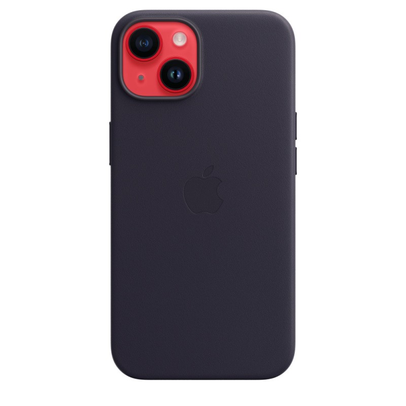 Кожен калъф Apple iPhone 14 Leather Case with MagSafe, Ink Кожен калъф Apple iPhone 14 Leather Case with MagSafe, Ink