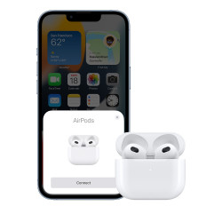 Слушалки Apple AirPods 3 with Lightning Charging Case