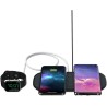 Зарядно Mophie Universal Dual Wireless Charging pad, Black