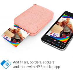 Мобилен принтер за снимки HP SPROCKET 2X3" Pink