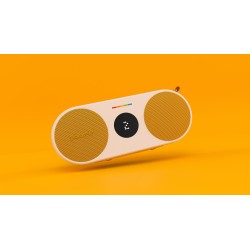 Безжична колонка Polaroid Audio P2 - Yellow/White