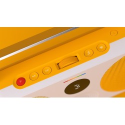 Безжична колонка Polaroid Audio P3 - Yellow/White