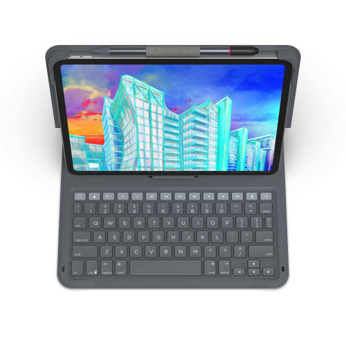 Клавиатура и калъф за таблет ZAGG Messenger Folio 2 Apple iPad 10, 10.9, Charcoal