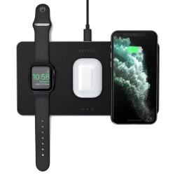 Зарядно устройствоSatechi Trio Wireless Charging Pad (Apple