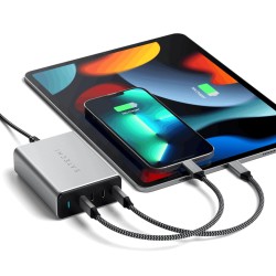 Зарядно Satechi 165W USB-C 4-PORT PD GAN Charger (4xUSB-C up to