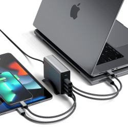 Зарядно Satechi 165W USB-C 4-PORT PD GAN Charger (4xUSB-C up to