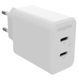 Зарядно Mophie Speedport 45W 2xUSB-C, White