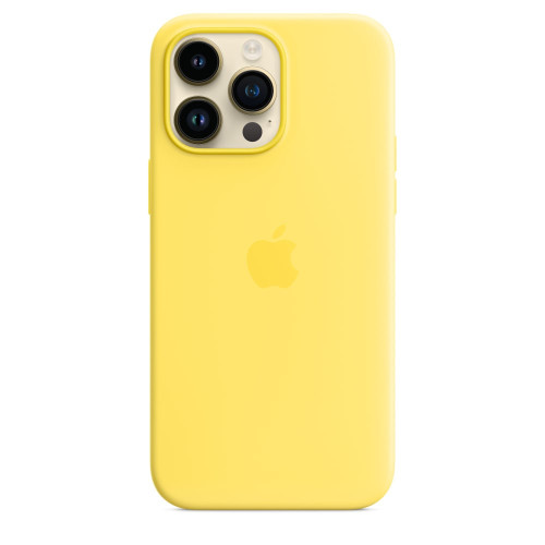 Силиконов калъф Apple iPhone 14 Pro Max Silicone Case with MagSafe, Canary Yellow