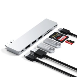 Хъб Satechi PRO HUB SLIM - Silver