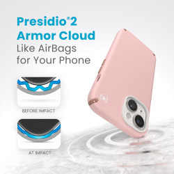 Калъф Speck iPhone 15 Presidio2 Pro, Dahlia Pink/Rose Copper