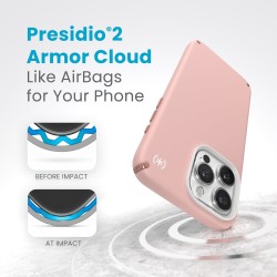 Калъф Speck iPhone 15 Pro Max Presidio2 Pro, Dahlia Pink/Rose