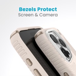 Калъф Speck iPhone 15 Pro Presidio2 Grip, Bleached