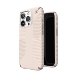 Калъф Speck iPhone 15 Pro Presidio2 Grip, Bleached