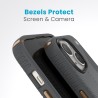 Калъф Speck iPhone 15 Presidio2 Grip, Charcoal Grey/Cool Bronze
