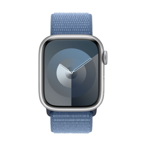 Часовник Apple Watch S9 GPS 41mm Silver Alu Case w Winter Blue Sport Loop