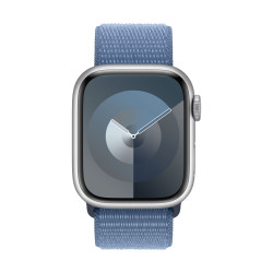 Часовник Apple Watch S9 GPS 41mm Silver Alu Case w Winter Blue