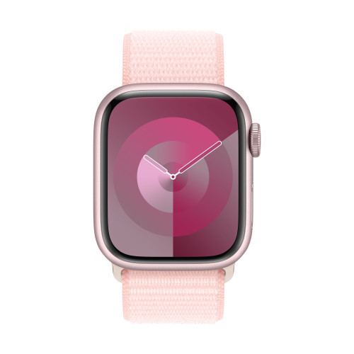 Часовник Apple Watch S9 GPS 41mm Pink Alu Case w Light Pink Sport Loop