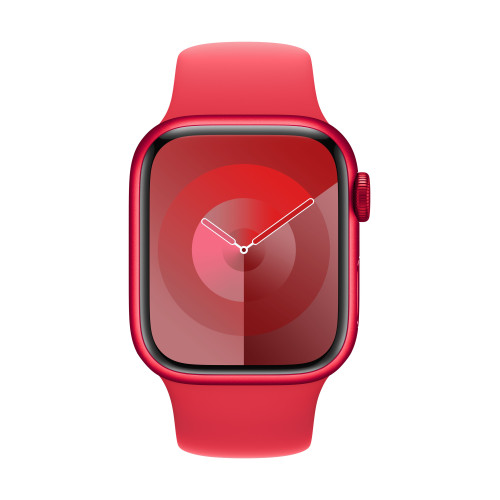 Часовник Apple Watch S9 GPS 41mm (PRODUCT) RED Alu Case w RED Sport Band - S/M