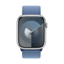 Часовник Apple Watch S9 GPS 45mm Silver Alu Case w Winter Blue